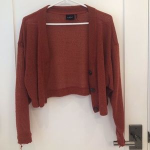 Urban Outfitters Red Cardigan